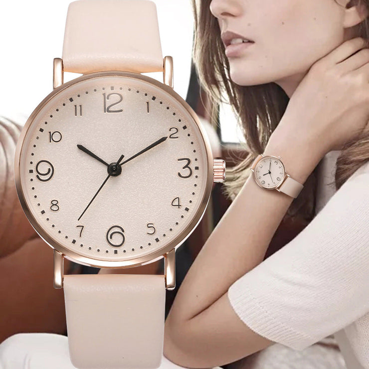 Leather Watch Quartz