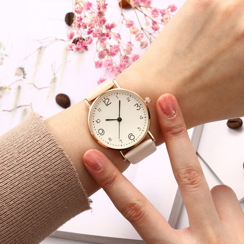 Leather Watch Quartz