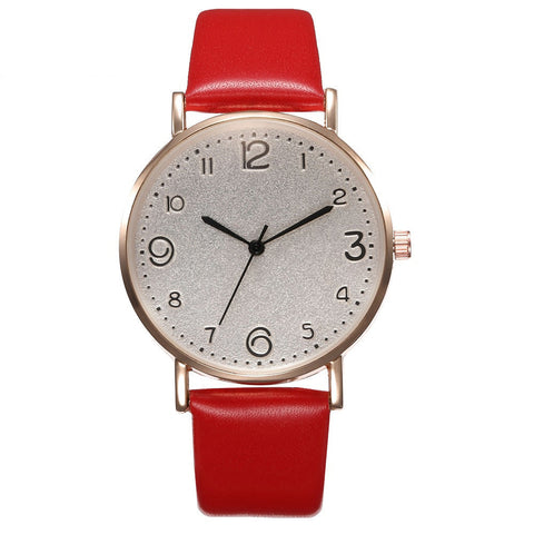 Leather Watch Quartz