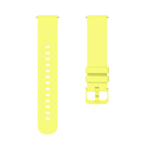 Flat Same Color Buckle Universal Silicone Strap