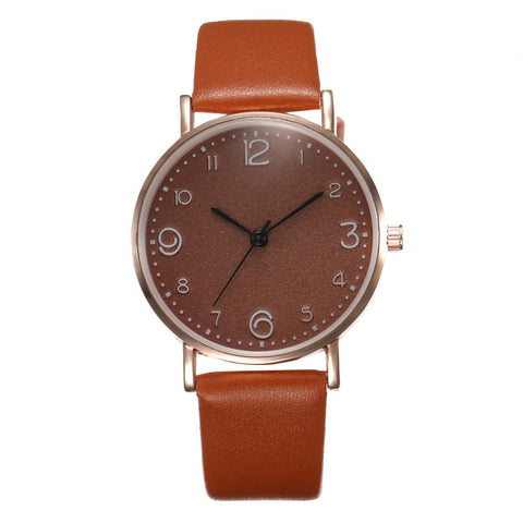 Leather Watch Quartz