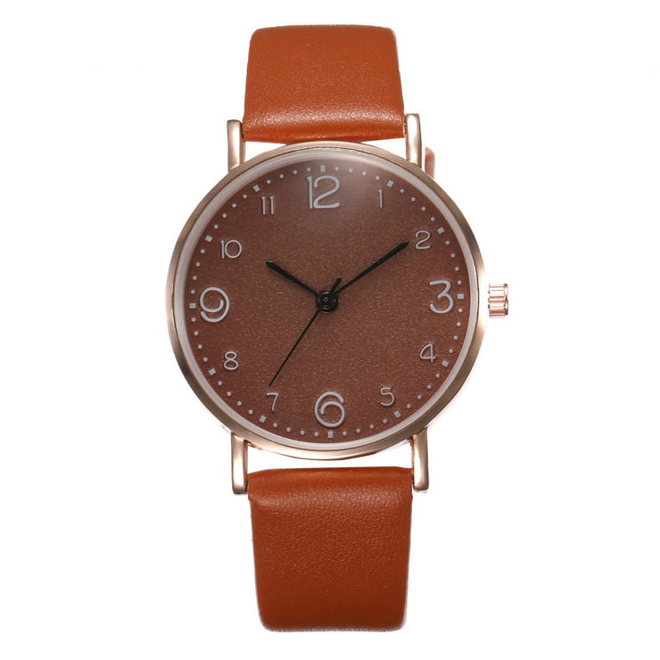 Leather Watch Quartz