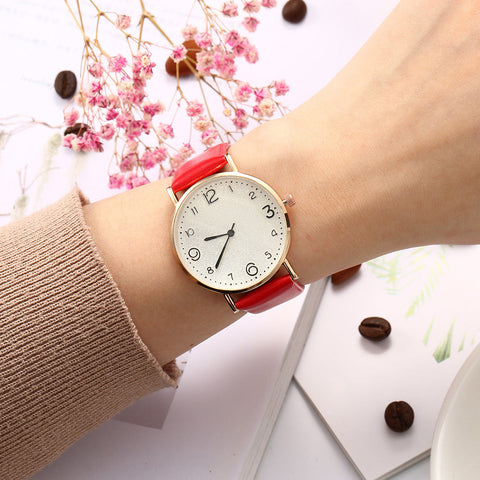 Leather Watch Quartz